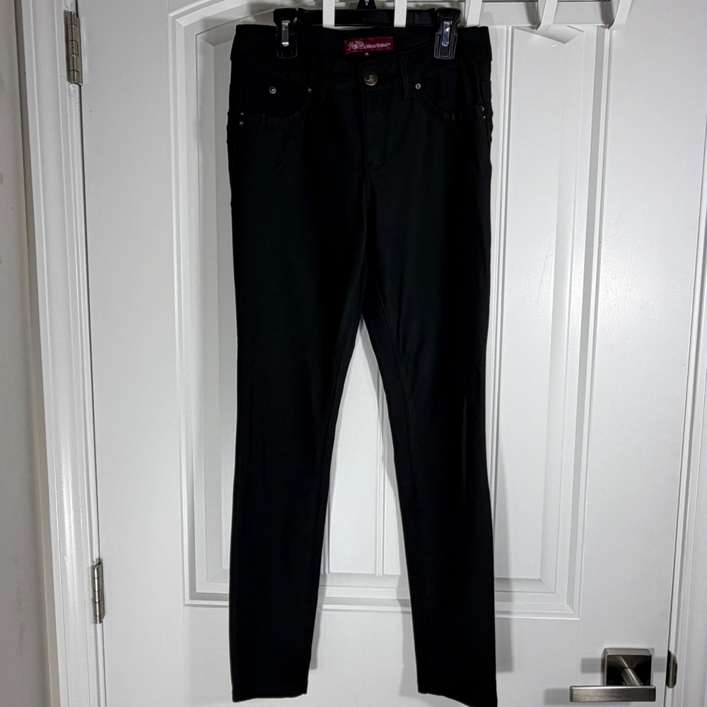 Royalty for Me WannaBettaButt Black Skinny Pants Women Size 4 Stretch Slim Fit